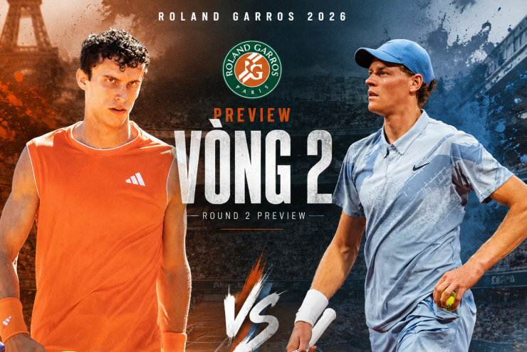Tennis đỉnh cao Roland Garros: Sinner gieo rắc sự sợ hãi, Tsitsipas nguy cơ "sa lầy"