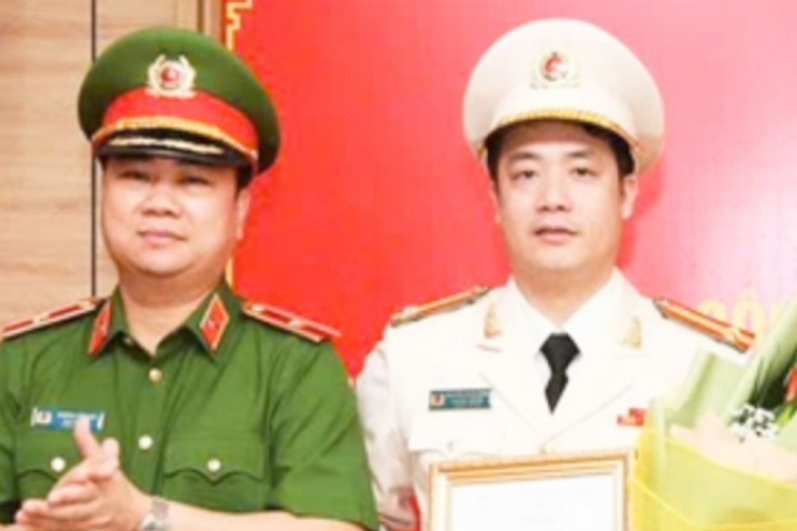 Trung tá Nguyễn Xuân Trung giữ chức Phó Cục trưởng Cục Cảnh sát PCCC và CNCH