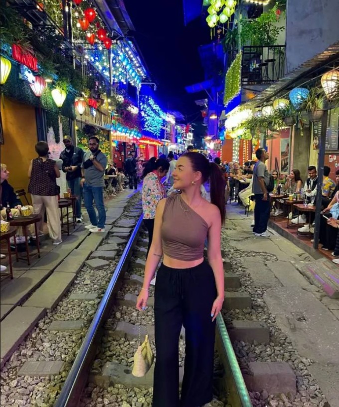 Tammy Armstrong tận hưởng chuyến du lịch trong thời gian tạm nghỉ công việc. Ảnh: Tammy Armstrong