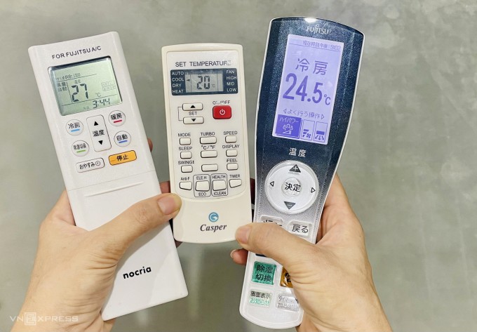 Khi nhiệt độ ngoài trời 40 độ, việc cài đặt nhiệt độ điều khiển bao nhiêu cũng không có ý nghĩa do khả năng của điều hòa chỉ làm mát được phòng tối ưu 8-11 độ so với bên ngoài. Ảnh: Phan Dương