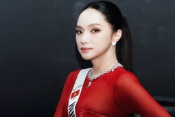 Hương Giang được khen 'nuốt mic' khi thi phỏng vấn ở Miss Grand