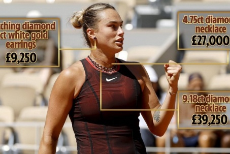 Sabalenka dát 2,7 tỷ đồng lên người, hóa "Nữ hoàng xuyên thấu" ở Roland Garros