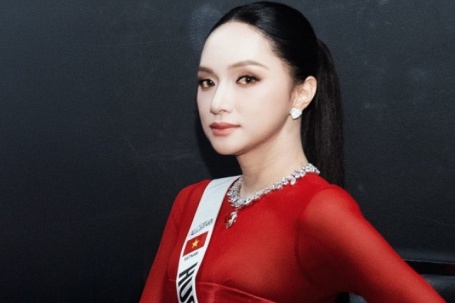 Hương Giang được khen 'nuốt mic' khi thi phỏng vấn ở Miss Grand
