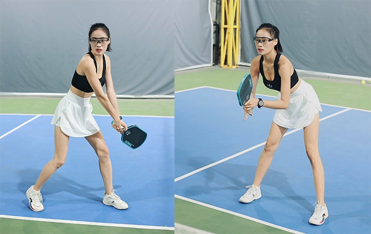 Nữ DJ xinh đẹp Bling "nghiện" pickleball, không ngại chơi bóng dưới nắng nóng - 9