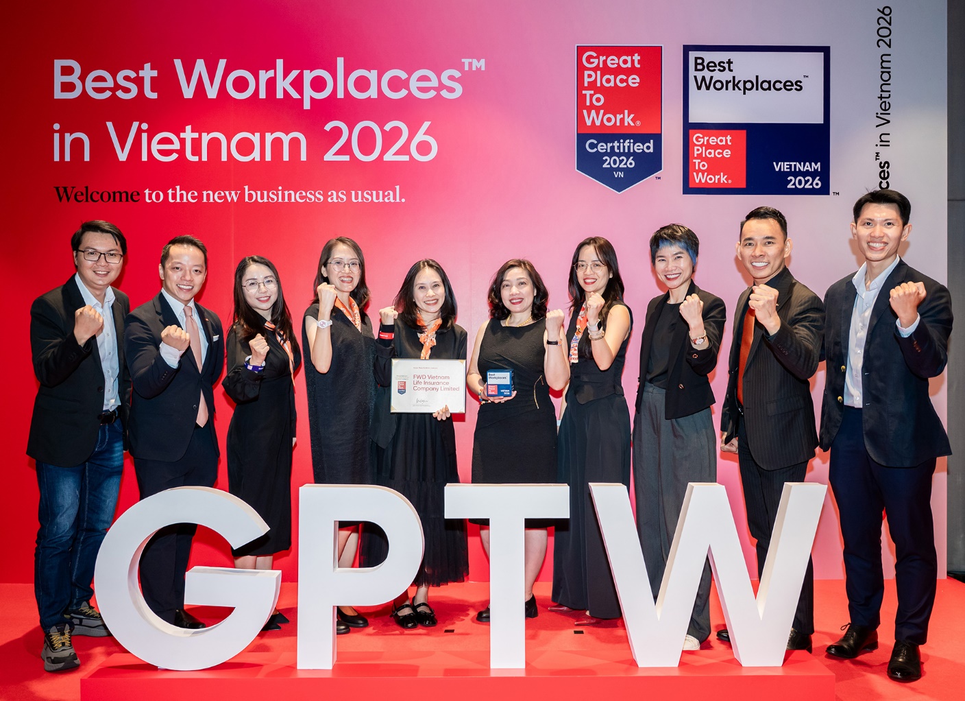 FWD Việt Nam tạo dấu ấn mới với giải thưởng Nơi làm việc xuất sắc hàng đầu Việt Nam 2026.