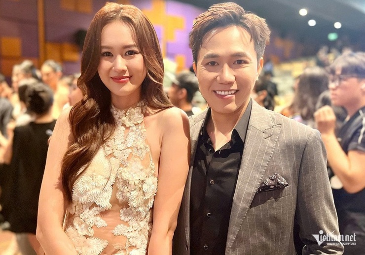 Diễn viên Anh Đức và bà xã Anh Phạm.&nbsp;