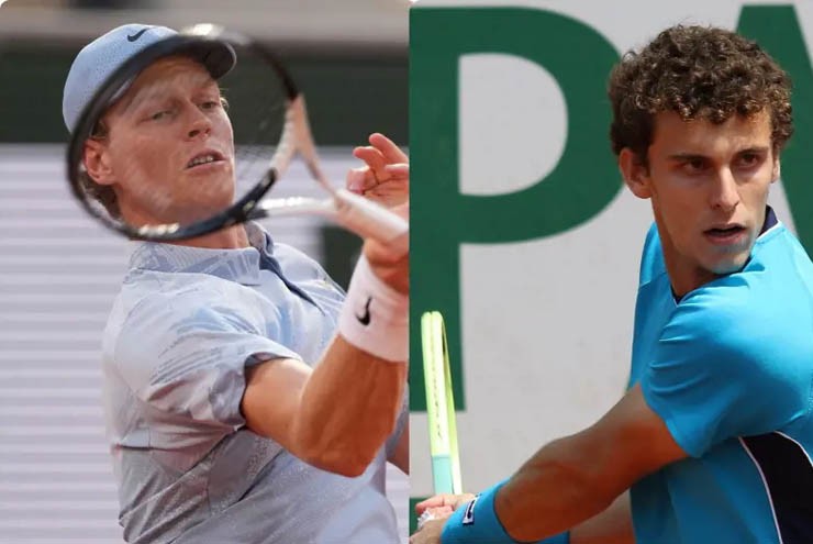 Trực tiếp tennis Sinner - Cerundolo: Sinner chấn thương, thua set 3 - 4 (Roland Garros)