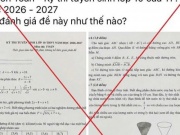 Thông tin đề thi Toán tuyển sinh lớp 10 ở Huế có tổng 11 điểm trên mạng xã hội: Sở GD&ĐT đề nghị công an vào cuộc