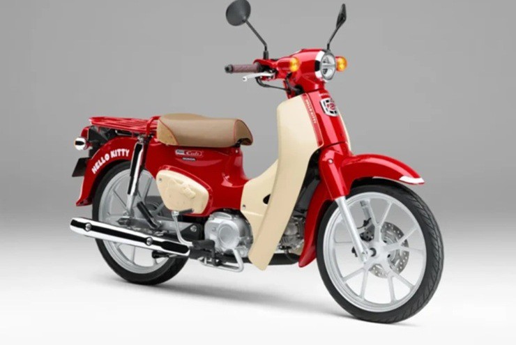 Honda giới thiệu Super Cub Hello Kitty, độ dễ thương khiến fan "đổ gục"