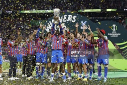 Crystal Palace vô địch Europa Conference League: Niềm vui vỡ òa, bật tung cảm xúc
