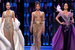 10 thí sinh trình diễn đầm dạ hội đẹp nhất bán kết Miss Grand International All Stars