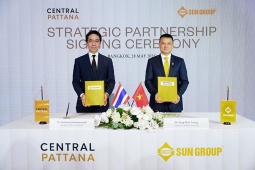 Sun Group ký kết hợp tác chiến lược với Central Pattana, nâng chuẩn hạ tầng bán lẻ và du lịch mua sắm tại Việt Nam