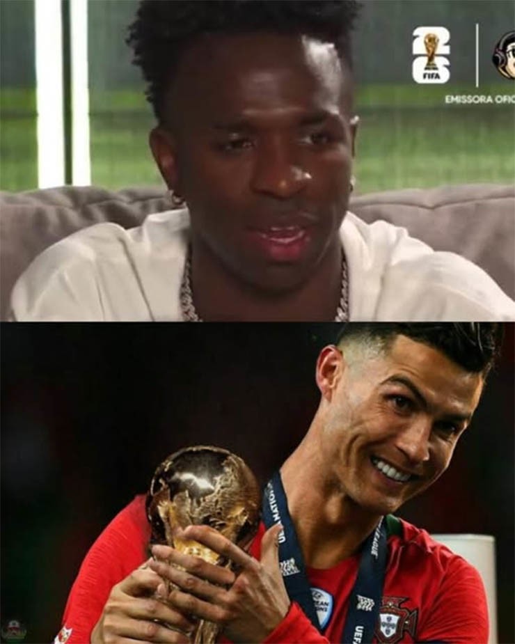 Vinicius không ngại đối đầu Ronaldo