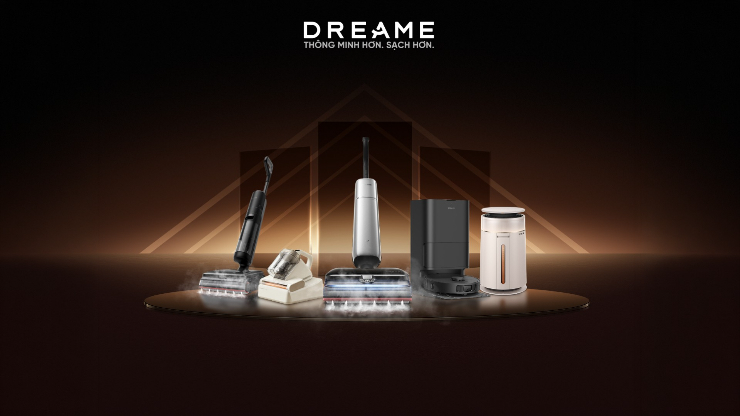 Dreame công bố loạt thiết bị hút bụi thông minh, có robot siêu lực 25.000mAh - 2