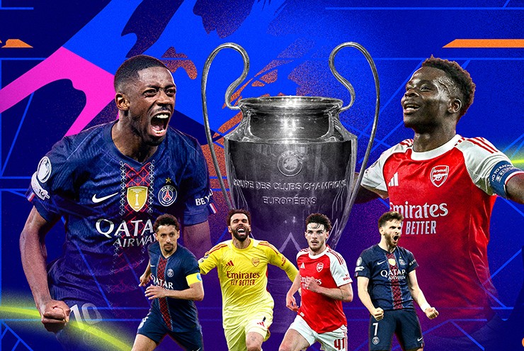 Trực tiếp bóng đá PSG - Arsenal: Havertz đá chính, Hakimi tái xuất (CK Cúp C1)