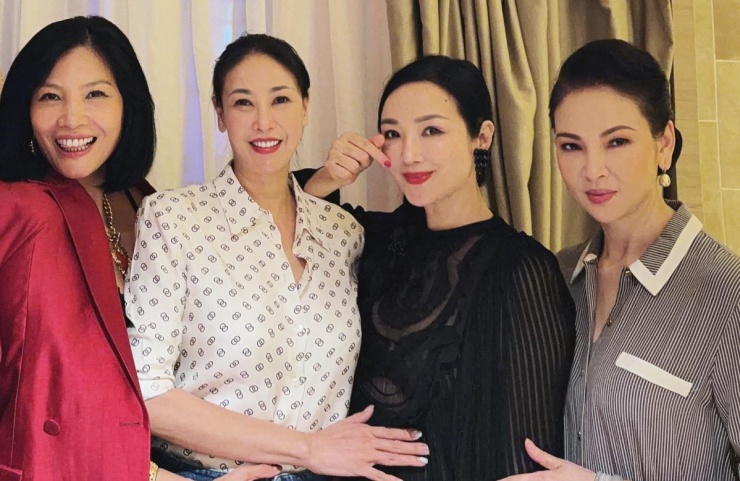 'Người đẹp không tuổi' Thủy Hương hội ngộ Giáng My và Vũ Cẩm Nhung trong tiệc mừng sinh nhật Hà Kiều Anh.
