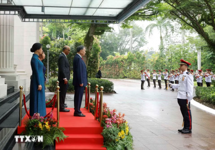 Lễ đón Tổng Bí thư, Chủ tịch nước Tô Lâm và Phu nhân thăm cấp Nhà nước Singapore - 2