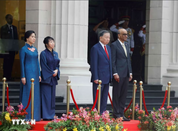 Lễ đón Tổng Bí thư, Chủ tịch nước Tô Lâm và Phu nhân thăm cấp Nhà nước Singapore - 3