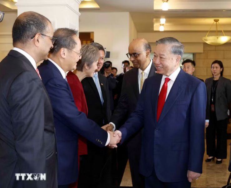 Lễ đón Tổng Bí thư, Chủ tịch nước Tô Lâm và Phu nhân thăm cấp Nhà nước Singapore - 6