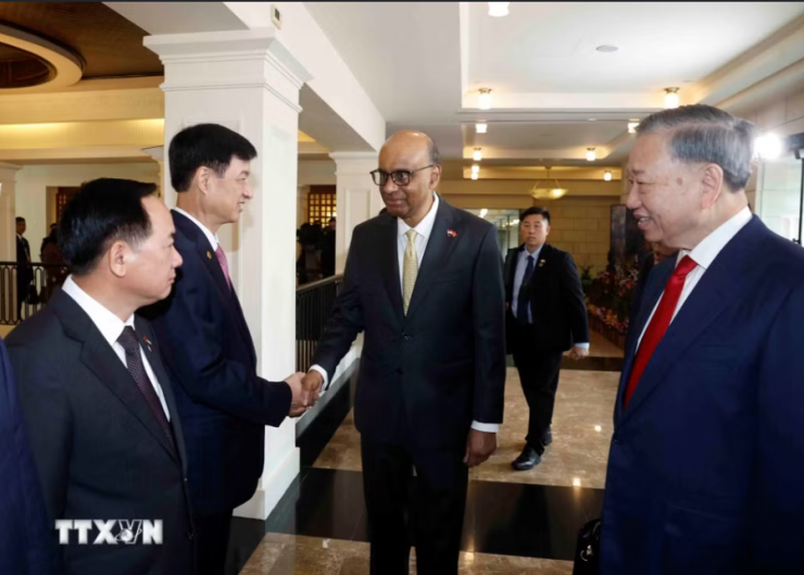 Lễ đón Tổng Bí thư, Chủ tịch nước Tô Lâm và Phu nhân thăm cấp Nhà nước Singapore - 7