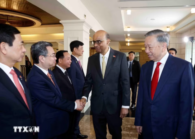 Lễ đón Tổng Bí thư, Chủ tịch nước Tô Lâm và Phu nhân thăm cấp Nhà nước Singapore - 9