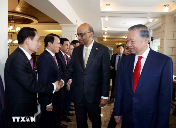 Lễ đón Tổng Bí thư, Chủ tịch nước Tô Lâm và Phu nhân thăm cấp Nhà nước Singapore - 11