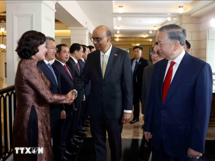 Lễ đón Tổng Bí thư, Chủ tịch nước Tô Lâm và Phu nhân thăm cấp Nhà nước Singapore - 12
