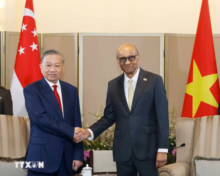 Lễ đón Tổng Bí thư, Chủ tịch nước Tô Lâm và Phu nhân thăm cấp Nhà nước Singapore - 14