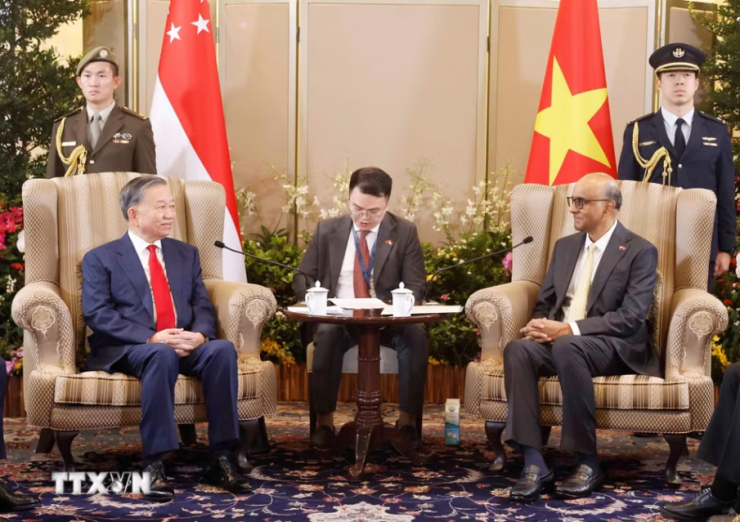 Lễ đón Tổng Bí thư, Chủ tịch nước Tô Lâm và Phu nhân thăm cấp Nhà nước Singapore - 15