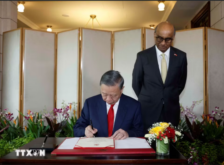 Lễ đón Tổng Bí thư, Chủ tịch nước Tô Lâm và Phu nhân thăm cấp Nhà nước Singapore - 17