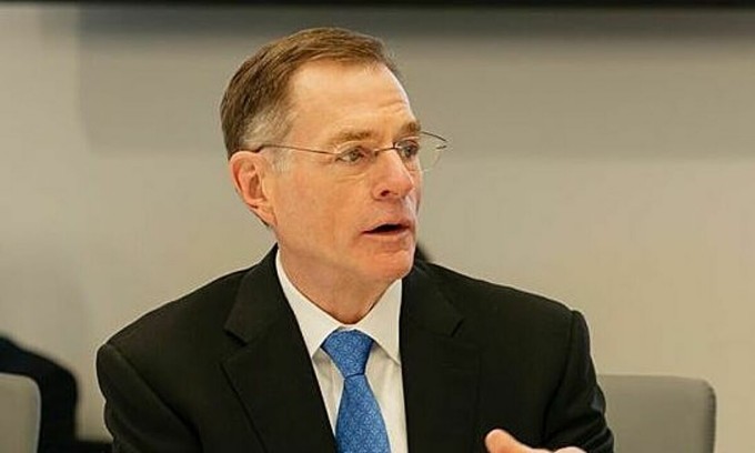 CEO Aon Gregory Case trong một cuộc họp vào tháng 5 tại Chicago, Mỹ. Ảnh: Linkedin Greg Case