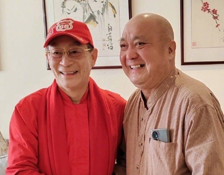 "Tôn Ngộ Không" Lục Tiểu Linh Đồng chia sẻ lại hình ảnh bên An Vân Vũ.