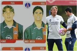 Arsenal đại chiến PSG tranh cúp C1: Mikel Arteta và cuộc gặp định mệnh 26 năm trước