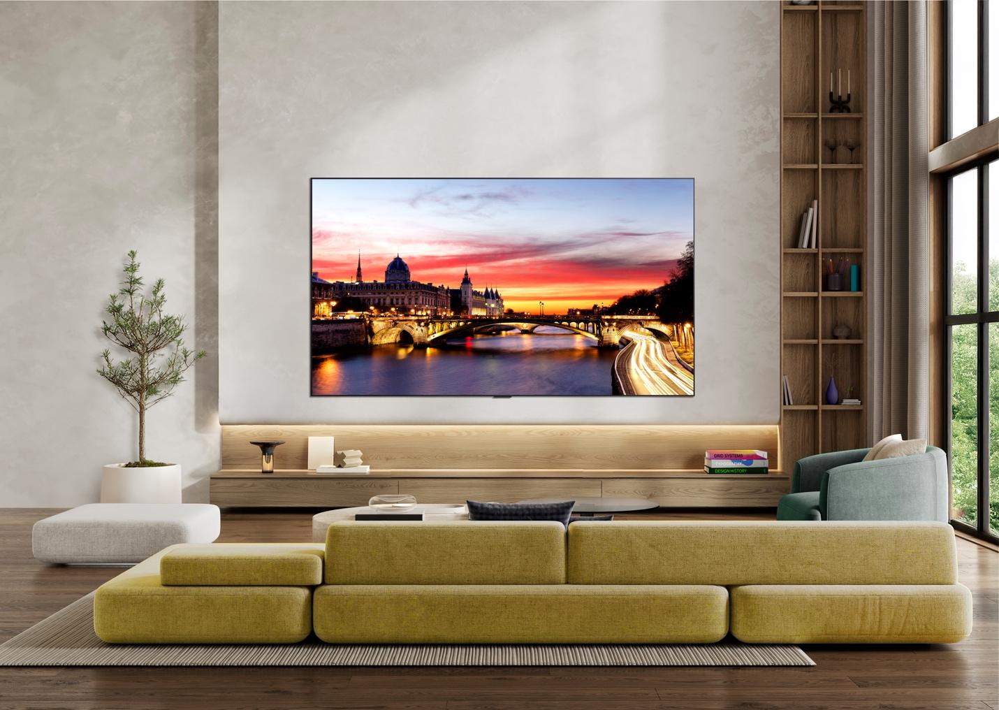Khả năng chống phản chiếu của thế hệ TV LG năm 2026 giúp người dùng tận hưởng nội dung trọn vẹn ngay trong phòng khách có nhiều ánh sáng