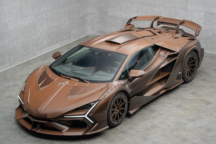Lamborghini Revuelto màu độc bản ngầu hơn trong gói nâng cấp Mansory