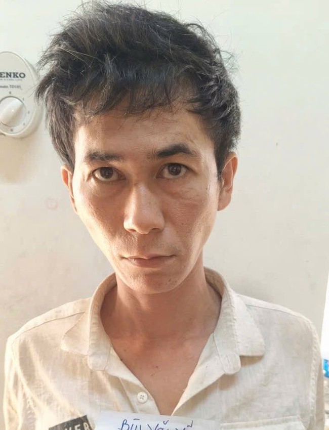 Đối tượng Bùi Văn Vỹ. Ảnh: Công an tỉnh Đồng Nai. 