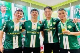 Công Phượng nghẹn ngào giành chức vô địch đầu tiên, đưa Đồng Nai lên V-League