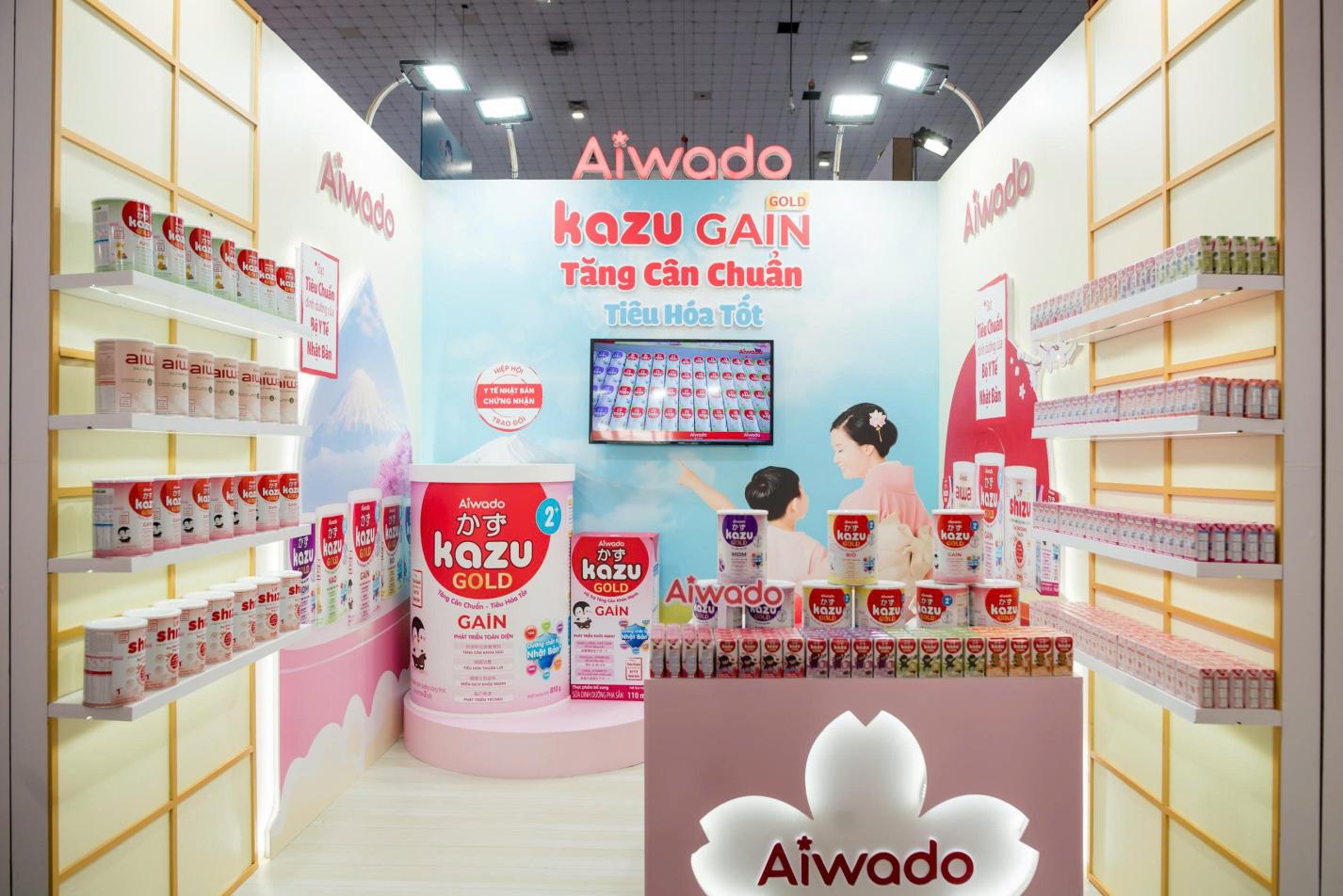 Toàn cảnh gian hàng Aiwado tại triển lãm