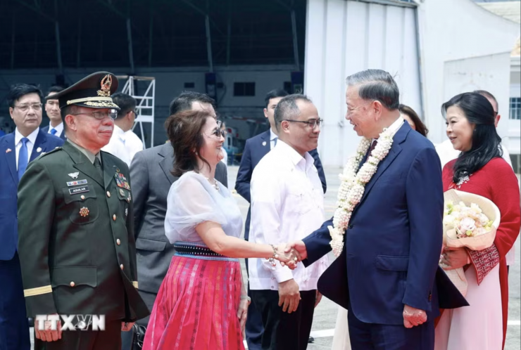 Tổng Bí thư, Chủ tịch nước Tô Lâm và Phu nhân bắt đầu thăm Philippines - 5