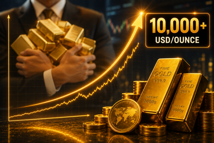 Giá vàng có thể đạt 10.000 USD vào 2030.