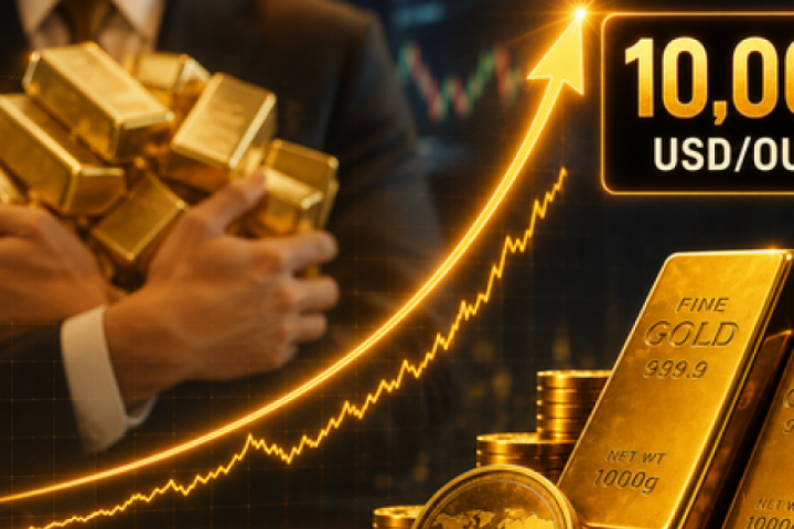 Rockefeller Global Investment Management dự báo giá vàng có thể đạt 10.000 USD vào 2030