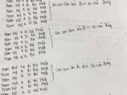 Tờ giấy nháp 'cầu điểm cao' gây chú ý của sĩ tử thi vào lớp 10