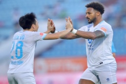 Video bóng đá Nam Định – SLNA: Rực rỡ Xuân Son lập hat-trick (V-League)
