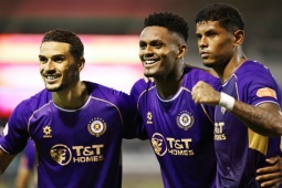 Video bóng đá HAGL - Hà Nội: Hoàng Hên lập công, chủ nhà gặp khó (V-League)
