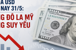 Tỷ giá USD hôm nay 31/5: Đồng Đô la Mỹ đang suy yếu