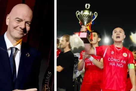 Chủ tịch FIFA chúc mừng Công an Hà Nội FC