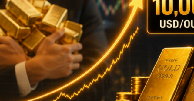Rockefeller Global Investment Management dự báo giá vàng có thể đạt 10.000 USD vào 2030