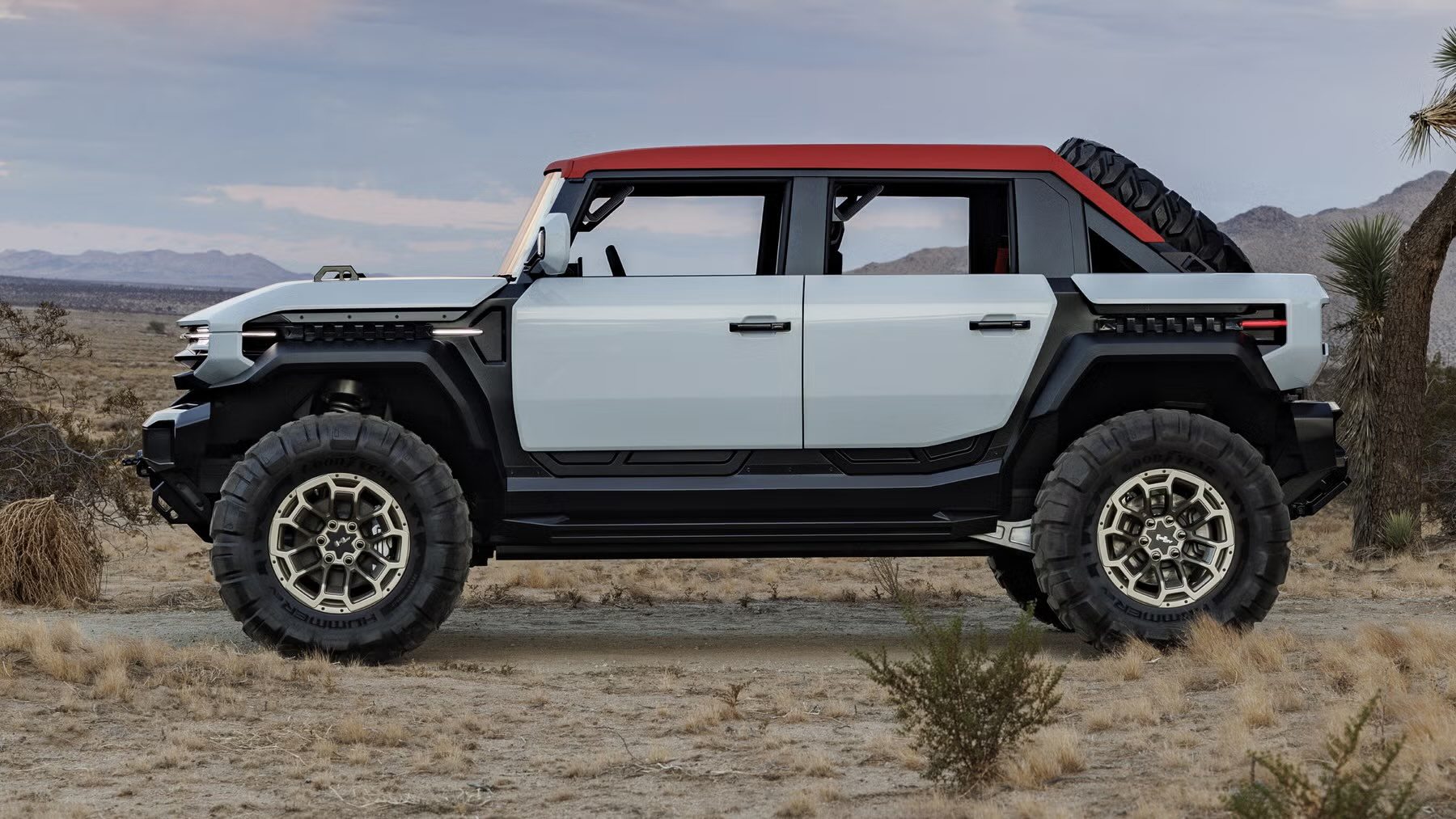 Các bản HUMMER X Concept cho thấy GMC đang nghiên cứu một hướng phát triển hoàn toàn mới.