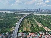 Hiện trạng bờ sông Hồng trước quy hoạch đại lộ cảnh quan