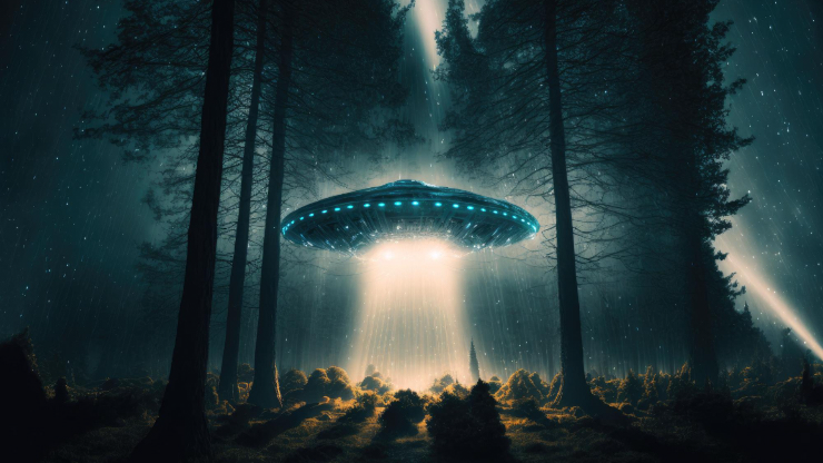 Ảnh minh họa UFO.